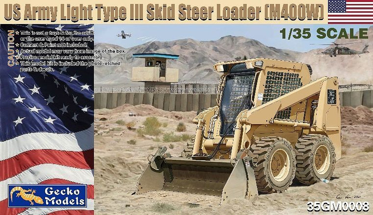 Gecko Models # 35GM008 1/35 US Army Light Type III Skid Steer Loader (M400W)