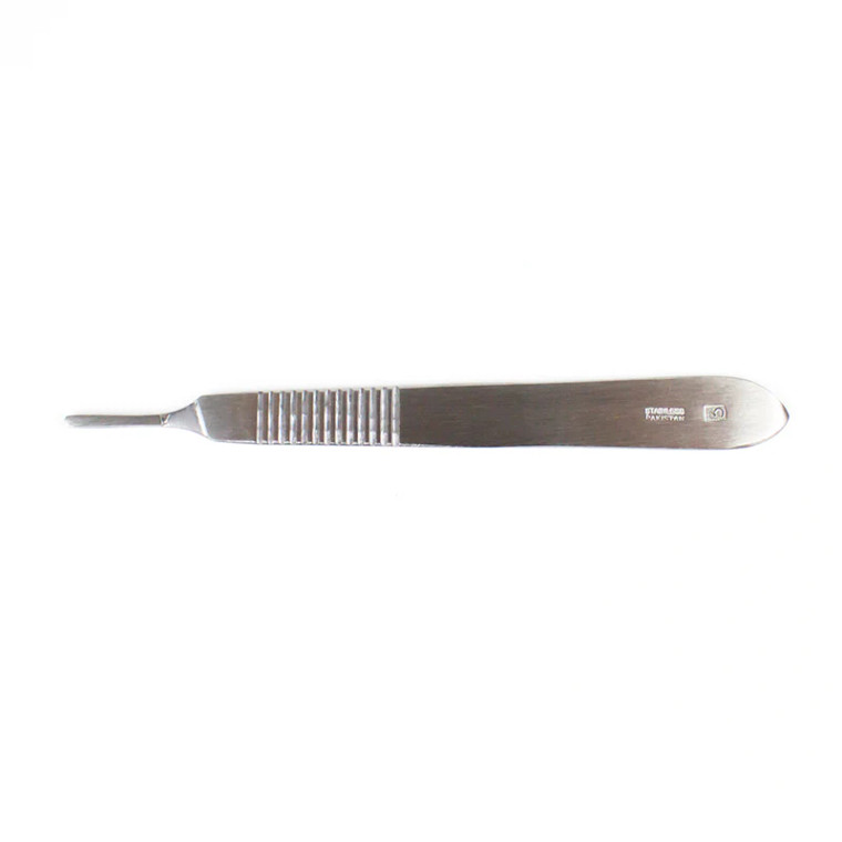 Excel #0004 Large Scalpel HandleStainless Steel Fits with Scalpel Blades #20/#21/#22/#23/#24