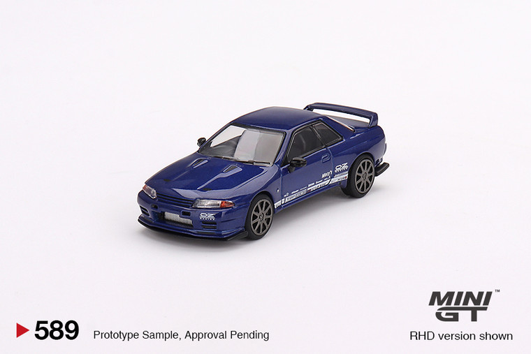 Mini GT #MGT00589 Nissan Skyline GT-R Top Secret-Met. Blue