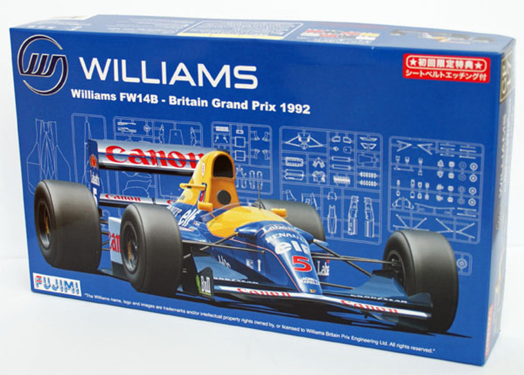 Fujimi # 090528 1/20 F1 Williams FW14B Britain GP