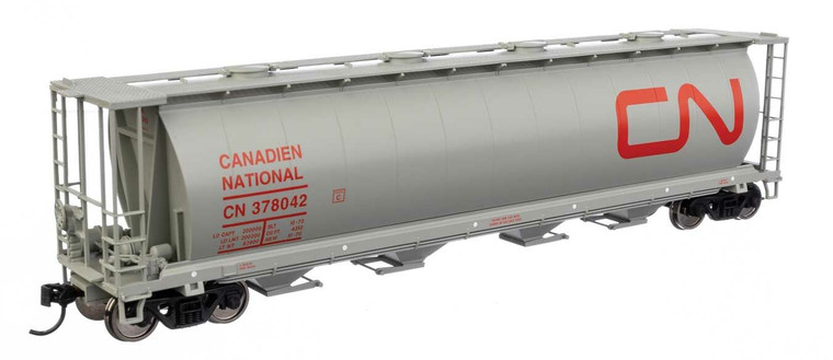 Walthers Mainline # 910-7876 HO 59' Cylindrical Hopper - Ready to Run -- Canadian National