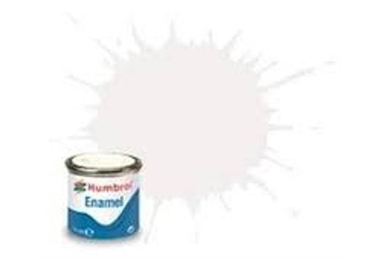 Humbrol Enamel #22 Gloss White 14ml Tinlet