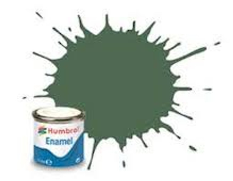 Humbrol Enamel #76 Matt Uniform Green 14ml Tinlet