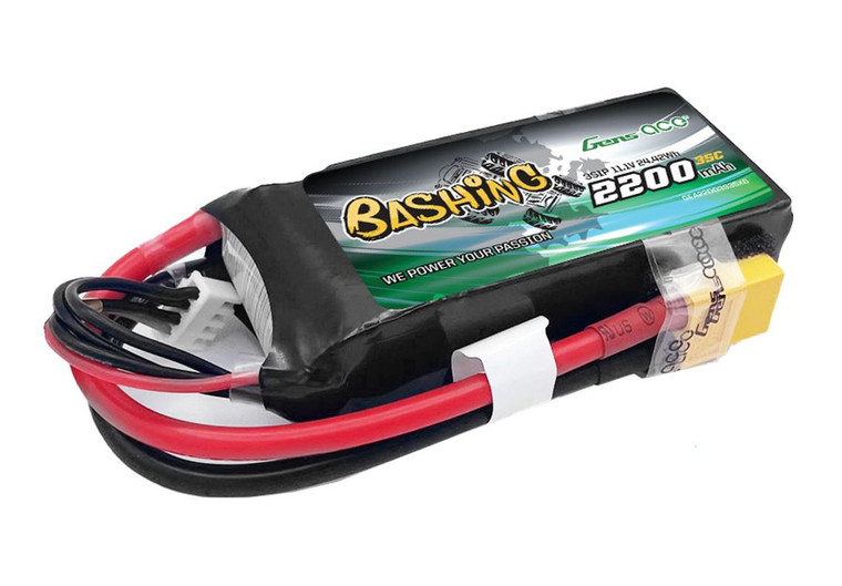 Gens-Ace #GA2200-3S35 2200mAh,11.1V 35C 3S Bashing Pack with XT60