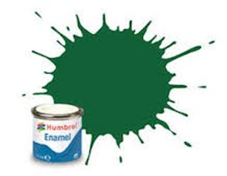 Humbrol Enamel #120 Matt Light Green 14ml Tinlet