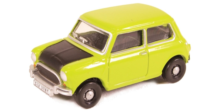 Oxford #76MN005S 1/76 Classic Mini (Lime green)