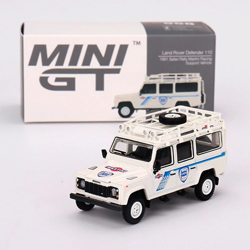 Mini GT #MGT00558 1/64 Land Rover Defender 110 Martini Racing