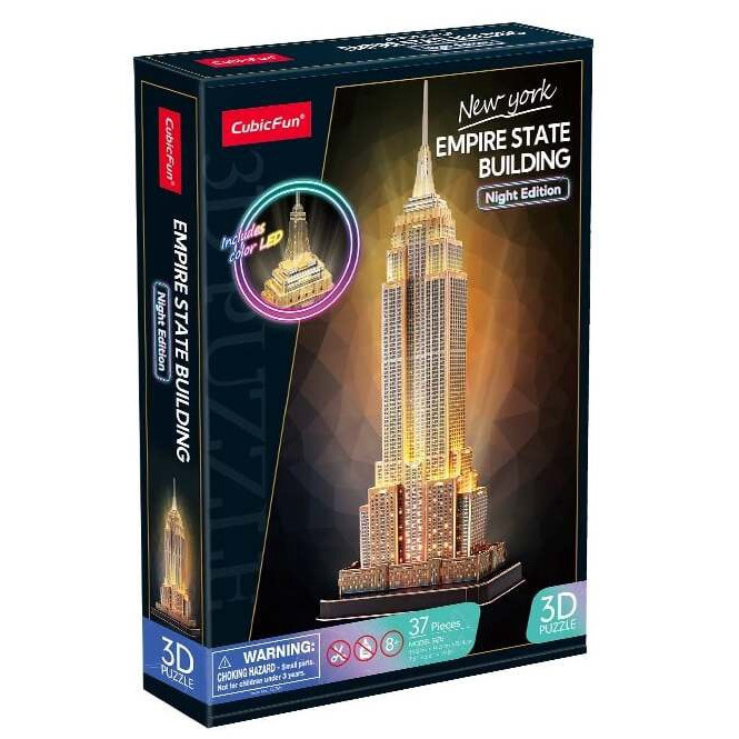 Cubic Fun # L539H 3D PUZZLE Empire State Building (Led) CUBICFUN