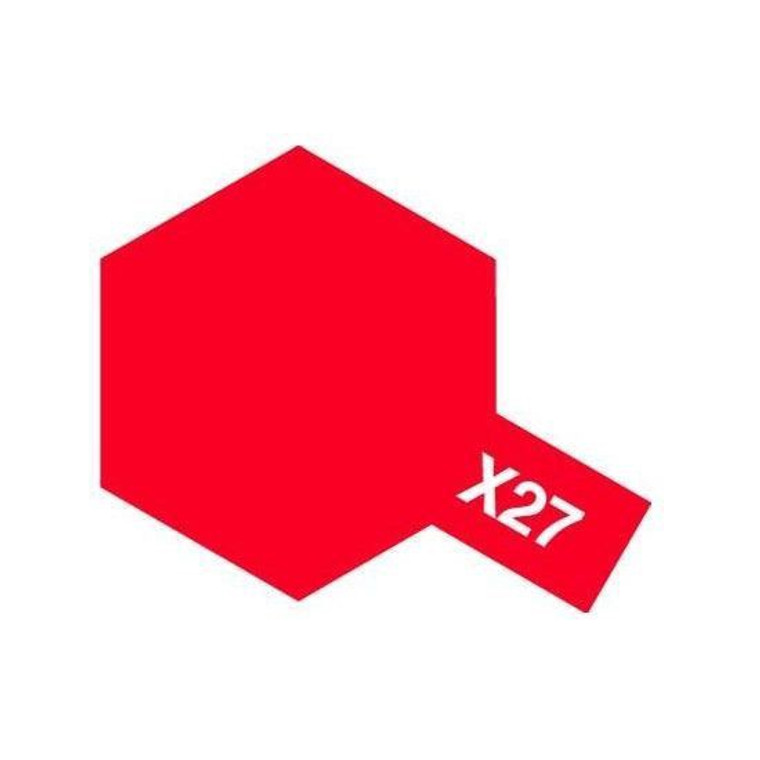 Tamiya Enamel Paint #8027 #X-27 Clear Red