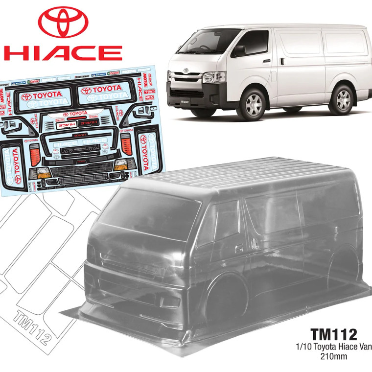 Team C #TM112 1/10 Toyota HiAce Van