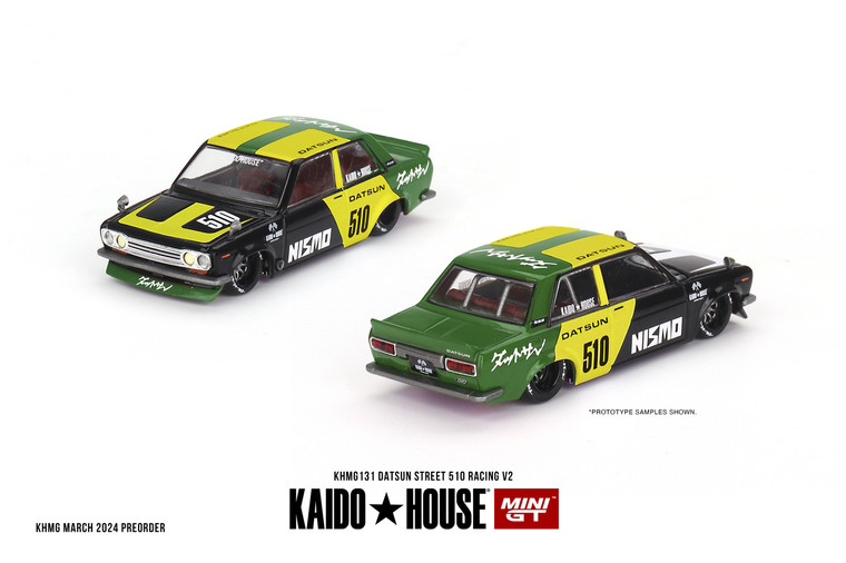 Mini GT #MGTKHMG131 1/64 Datsun Street 510 Racing V2