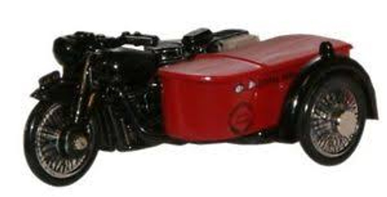 Oxford #76BSA003 1/76 BSA Motorcycle with Sidecar