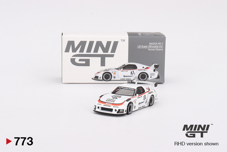 Mini GT #MGT00773 1/64 MAZDA RX-7 LB-Super Silhouette #41 Numero Reserve