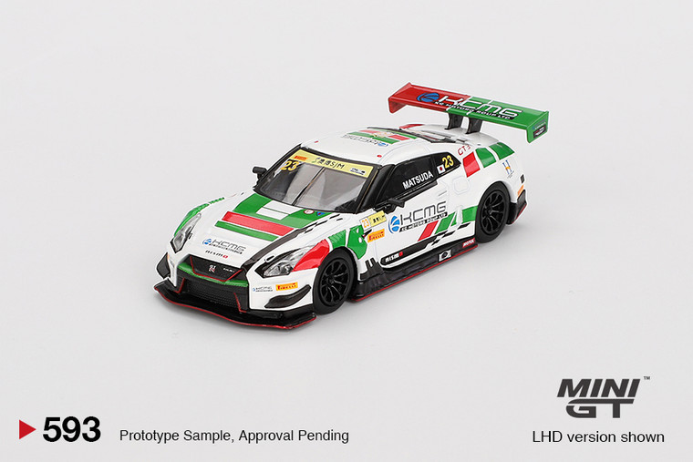 Mini GT #MGT00593 1/64 Nissan GT-R NISMO GT3 #23 KCMG 2018 FIA GT World Cup Macau