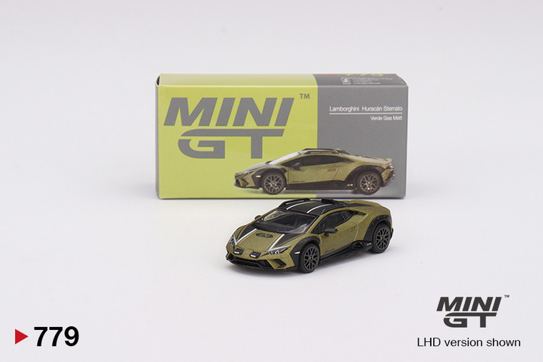 Mini GT #MGT00779 1/64 Lamborghini Huracán Sterrato Verde Gea Matt