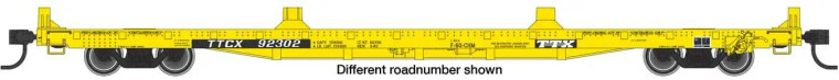 Walthers Mainline #910-5413 60' Pullman-Standard Flatcar - Ready to Run -- TTX TTCX #92315