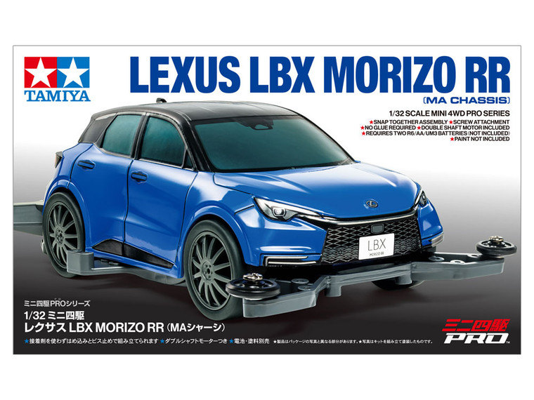 Tamiya #18661 LEXUS LBX MORIZO RR (MA CHASSIS)-Mini 4WD