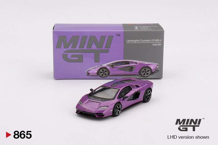 Mini GT #MGT00865 1/64 Lamborghini Countach LPI 800-4 Viola 30th