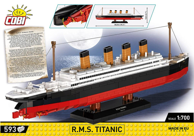 Cobi #1680 R.M.S Titanic 593 pce