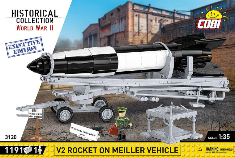 COBI #3120 V2 Rocket on Meiller Vehicle - Executive Edition-1191 pce