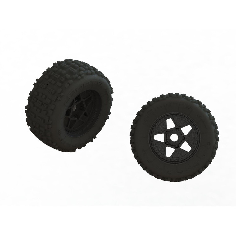 ARRMA #ARA550111 dBoots Back-Flip  Big Block MT Tire Glued
