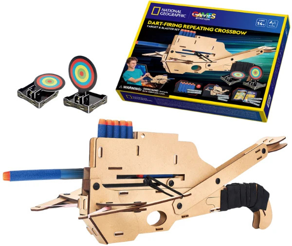 Cubic Fun #31110 3D Puzzle Blue Box-Dart Firing Repeating Crossbow Kit