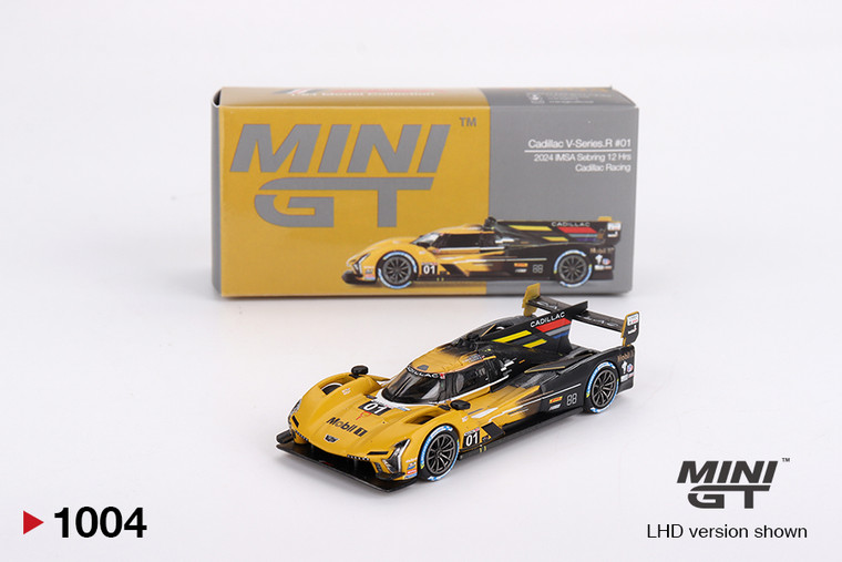 Mini GT #MGT01004 1/64 Cadillac V-Series.R #01 Cadillac Racing 2024 IMSA Sebring 12 Hrs