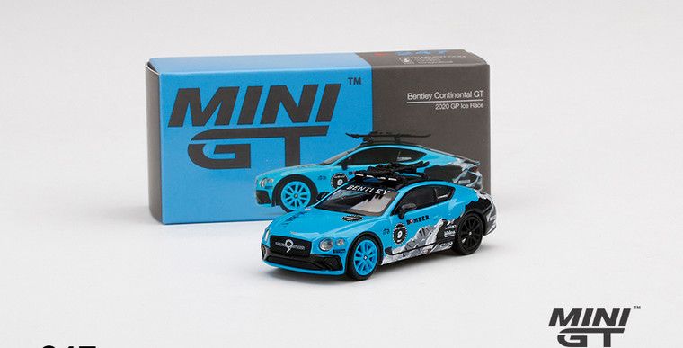 Mini GT #MGT00247 1/64 Bentley Continental GT-Ice Race