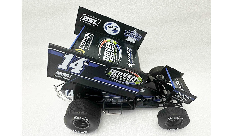 Acme #A5025012 1/50 #Jason Meyers Racing Sander Engineering Four C’s Construction Winged Sprint Car- Corey Day Diecast Car Model-Blue Version