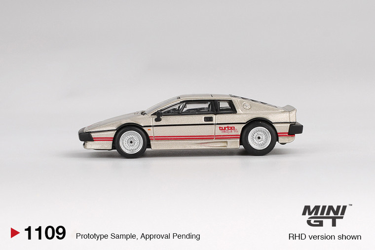 Mini GT #MGT01109  1/64 Lotus Esprit Turbo Metallic Silver