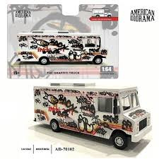 American Diorama #AD70102 1/64 Food Truck-Graffiti