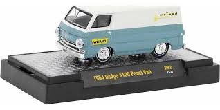 M2 Machines #3250063D 1/64 1964 Dodge A100 Panel Van-Weiand