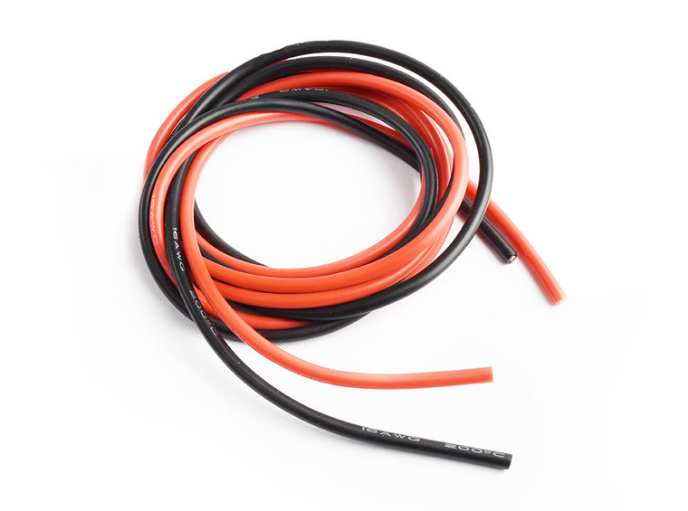 Dual Sky #DSA-404114 12AWG 1M Silicon Wire Red/Black