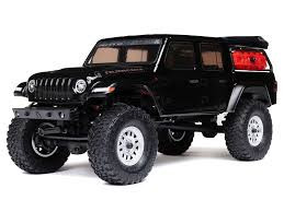 Axial #AXI00005V2T5 SCX24 Jeep JT Gladiator 4X4 RTR Brushed Rock Crawler (Battery & Charger Included), Black