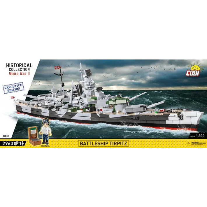 Cobi #4838 Battleship 'Tirpitz' Executive Edition2960 pces