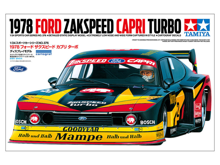 Tamiya # 24376 1/24 1978 Ford Zakspeed Capri Turbo