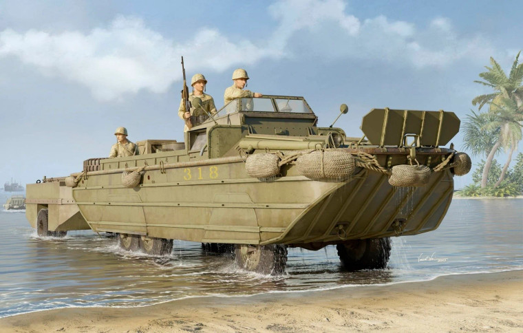 ILK # 63539 1/35 GMC DUKW-353 with WTCT-6 Trailer