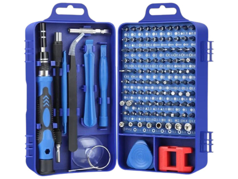 Toxic RC # Blue 115 in 1 Precision Screwdriver Set with Tweezer Magnetic Bits