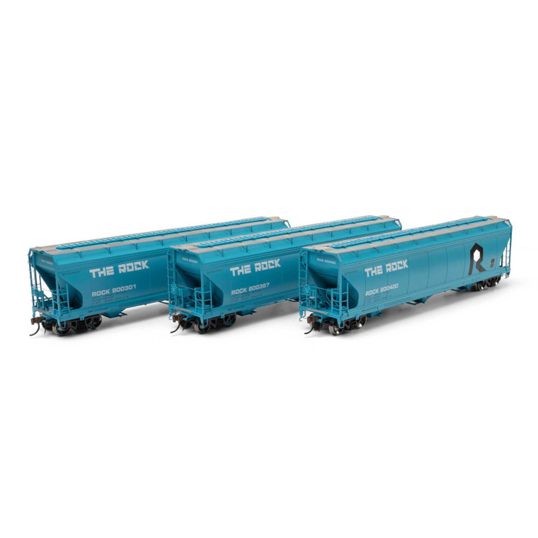 Athearn Genesis # ATHG-1527 HO ACF4600 Covered Hoppers, RI #800301/800367/800400 (3)