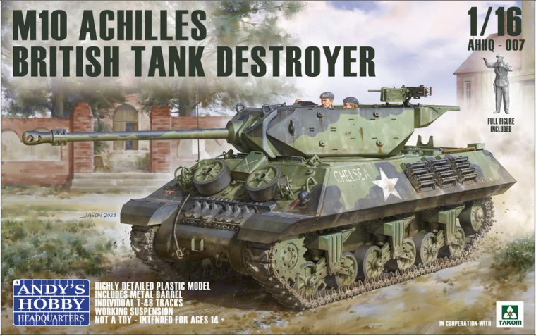 Andy's Hobby # #AHHQ-007 1/16 British Achilles M10 IIc Tank Destroyer