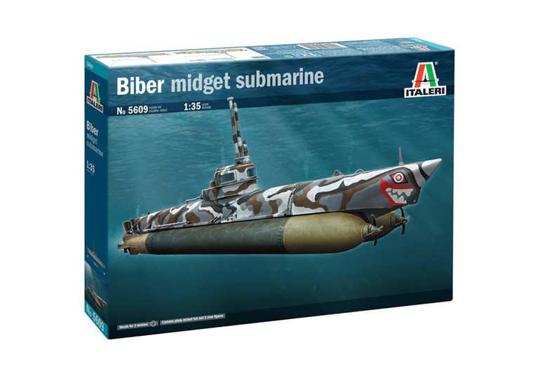 Italeri # 5609 1/35 Biber Midget Submarine