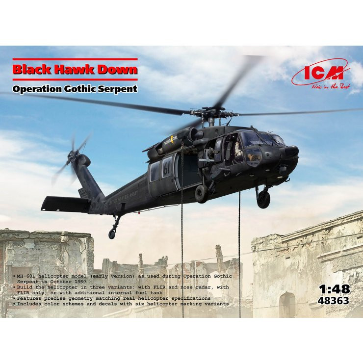 ICM # 48363 1/48 BLACK HAWK DOWN