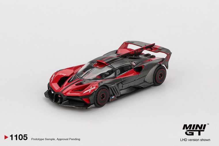 Mini GT #MGT1105 1/64 Bugatti Bolide Red