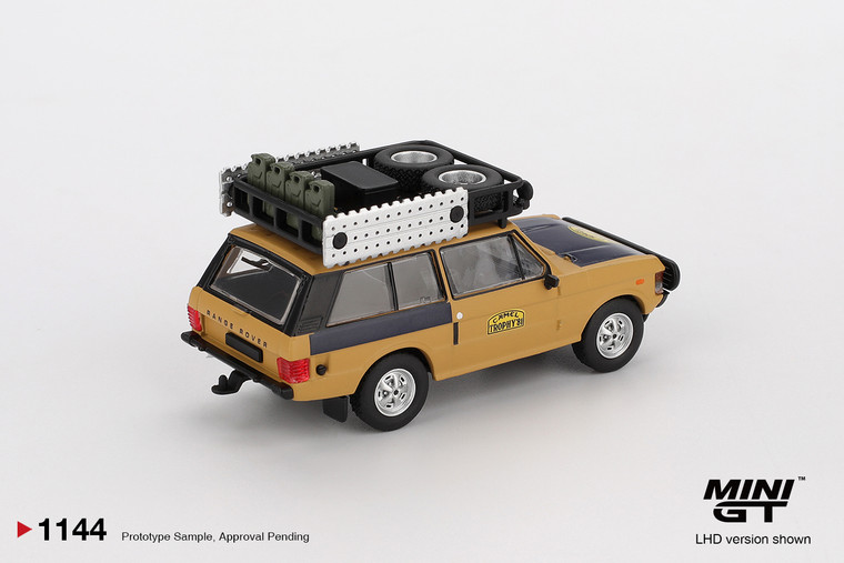 Mini GT #MGT1144 1/64 Range Rover 1981 Camel Trophy Sumatra C.Swoboda & K.Mentel Winner