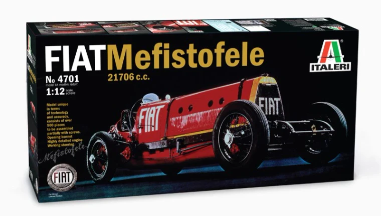 Italeri # 4701 1:12 Fiat Mefistofele 21706cc