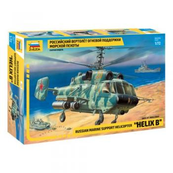 Zvezda #7221 1/72 Russian Marine Support Helicopter "Helix B"