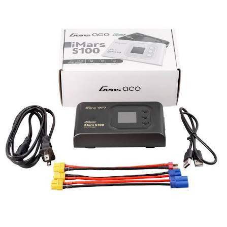 Gens-Ace #GEAS100-UB iMars S100 G-Tech AC Balance RC Battery Charger-Black