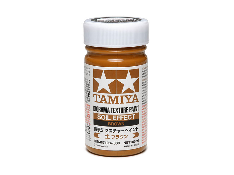Tamiya #87108 Diorama Texture Paint-Soil Effect Brown