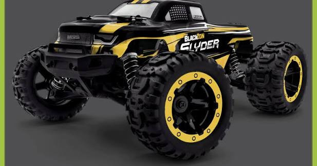 Blackzon #540116 1/16 Slyder 4WD Monster Truck-Yellow