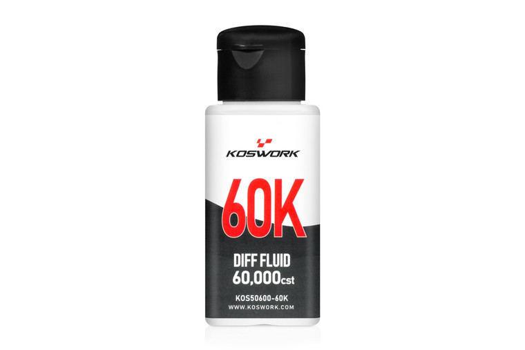 Koswork #KOS50600-60K  60000cst Large 70ml Diff Fluid